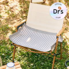 Hybrid Carbon Heating Pad on camping chair