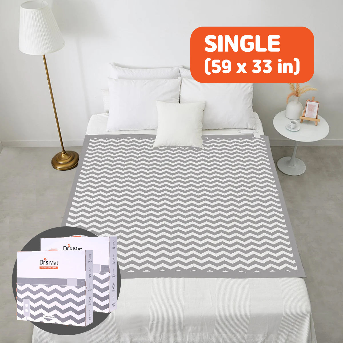 [Dr's] Carbon Thread Heating Mat [Single * 2Packs]- Ultra-Slim and Ultra-Lightweight