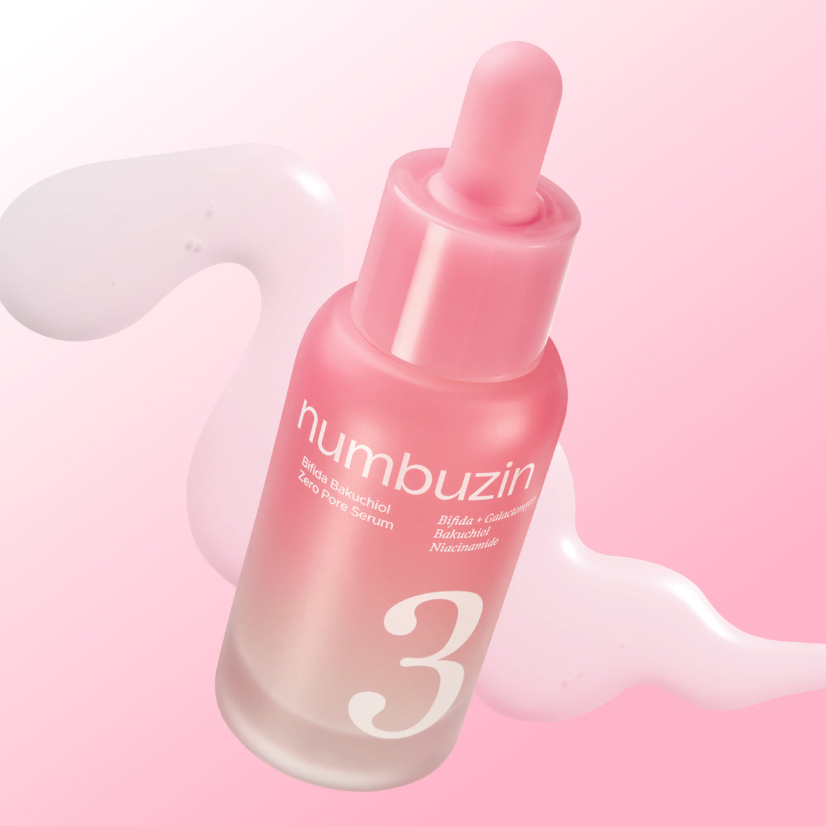 Numbuzin No.3 Bifida Bakuchiol Zero Pore Serum 30ml – Pore-Refining Serum with Bifida, Galactomyces & Niacinamide
