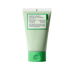 FULLY Green Tomato Clay Pack Cleanser 120ml – 2-in-1 Pore Purifying Wash-Off Pack & Foam Cleanser