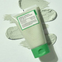FULLY Green Tomato Clay Pack Cleanser 120ml – 2-in-1 Pore Purifying Wash-Off Pack & Foam Cleanser